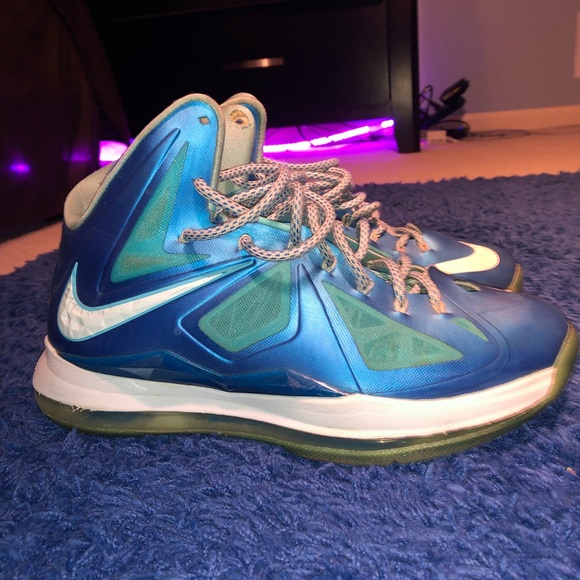 Nike Lebron 10 “Blue Diamond” Size 9 - Picture 5 of 7